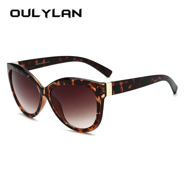 

oulylan oversized sunglasses women 2020 design sun glasses ladies vintage big frame sunglass uv400 eyewear female, White;black