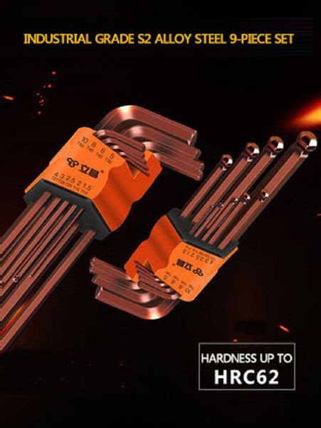 

brneaci club hexagon socket wrench set t type 5mm extension german size multi function 4mm hexagon socket wrench
