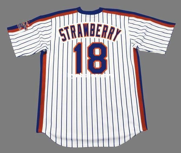 

custom darryl strawberry ny stitched 1986 throwbacks home baseball jersey retro mens jerseys shirt, Blue;black