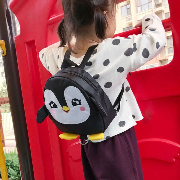 

toddle kid children with reins rucksack lightweight backpack penguin gift safety adjustable strap cute cartoon with harness