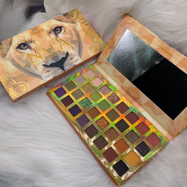 

brand romanky nala eyeshadow palette 32 colors pressed pigment waterproof eyeshadow glitter matte eye shadow lasting makeup new arriving