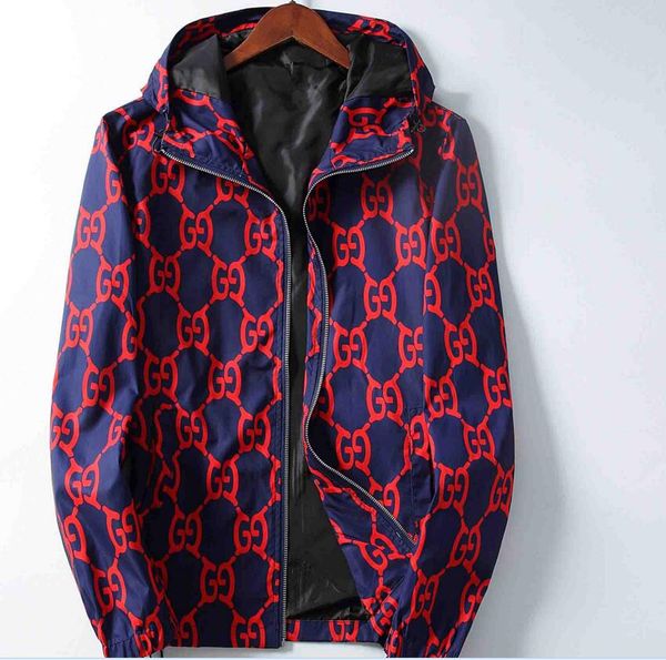 

fashion new simple personality men's and women's jacket spring and autumn casual sportswear clothing windbreaker hooded zipper coa, Black;brown