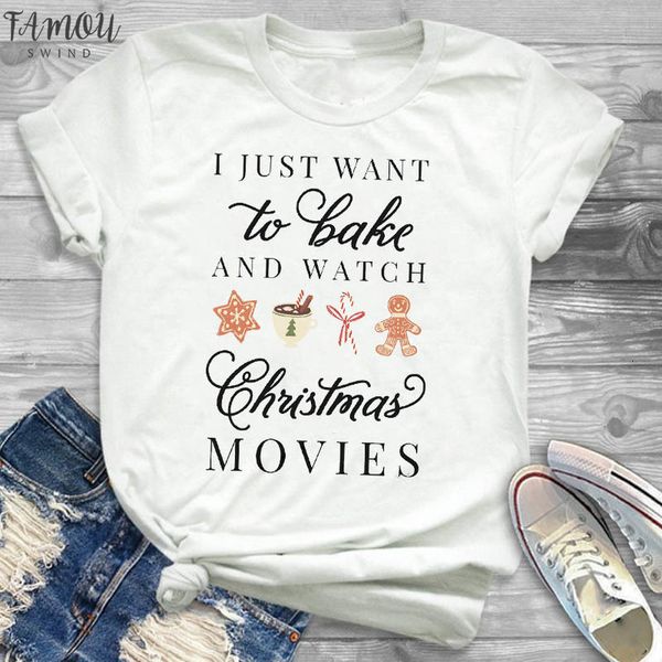 

women plaid deer movies new year happy fashion print plaid merry christmas womens t shirt tee tees graphic female t shirt t, White