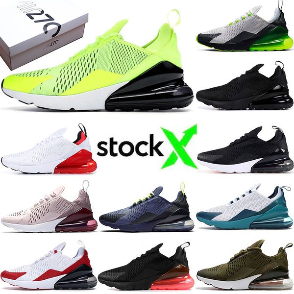 

stock x 2020 new arrival fashion cushion running shoes for men women volt green platinum tint triple black trainers sport sneakers