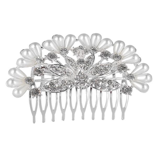 

wedding party 8x6cm заколки из бисера цветок листьев головной убор невесты корона бриллиантовые головные уборы для невесты актерского начала, Golden;silver