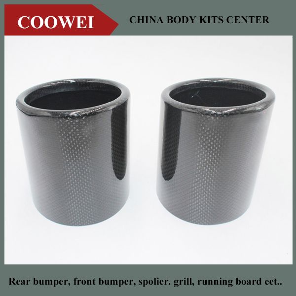 

1pcs ak exhaust pipe glossy cover car universal exhaust muffler pipe tip cover tip accessories