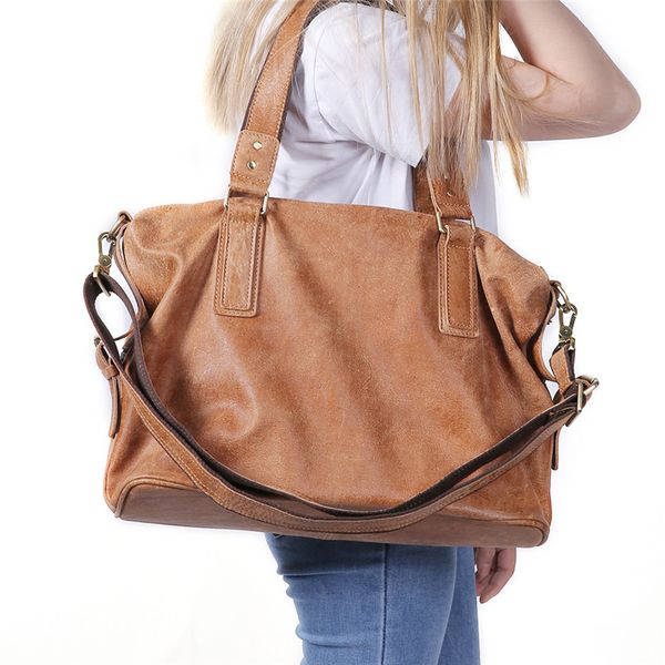 

nesitu large capacity black brown coffee genuine leather women handbags 14'' lapshoulder bag totes female message bags m158