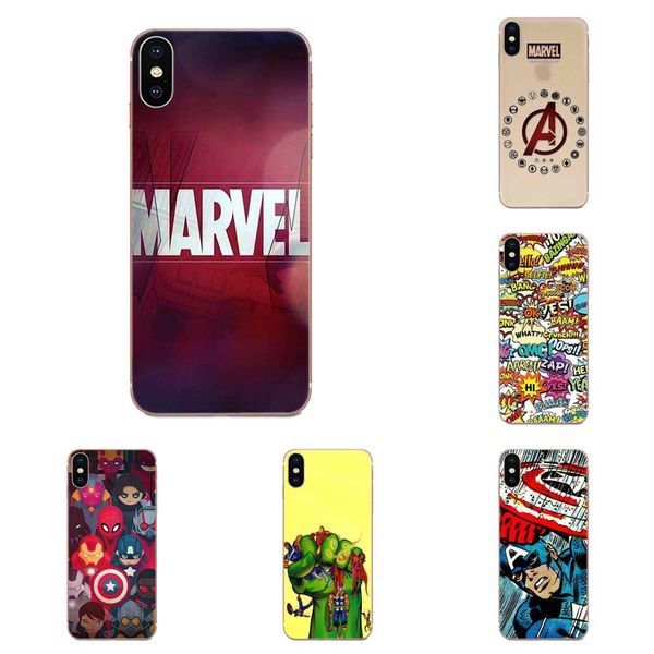 

custom luxury marvel comics logo for huawei p7 p8 p9 p10 p20 p30 lite mini plus pro y9 prime p smart z 2018 2019 soft cases capa cover
