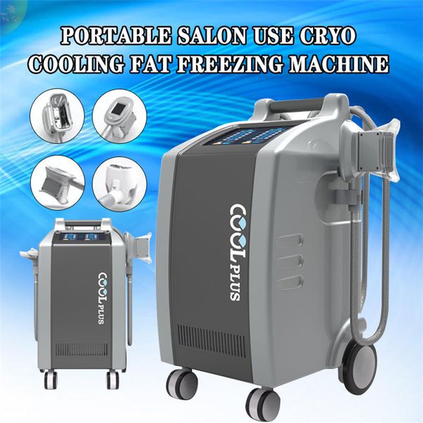 

новая машина для криолиполиза для похудения тела с двойной ручкой для подбородка, Black;white