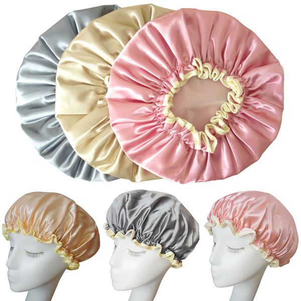 

cooking, reusable elastic band travel bath waterproof shower cap large spa