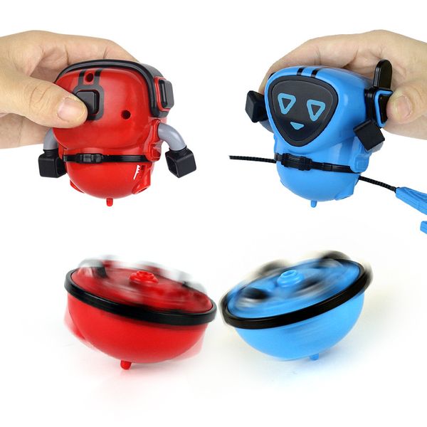 

children tablegame spinner robot double battle in parent and child interactive athletic educational gyro toy