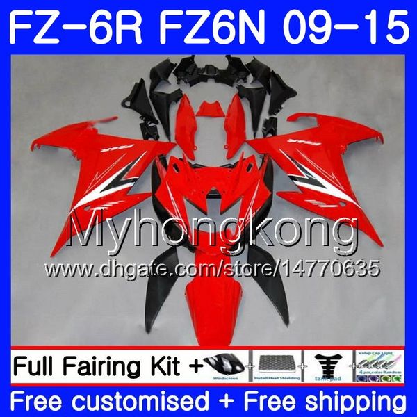 Corpo per YAMAHA Stock rosso chiaro FZ6N FZ6 R FZ 6N FZ6R 09 10 11 12 13 14 15 239HM.12 FZ-6R FZ 6R 2009 2010 2011 2012 2013 2014 2015 Carenature