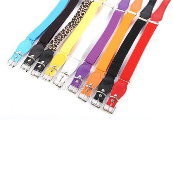 

kids children boys girls wide elastic stretch waist belt waistband, Black;brown