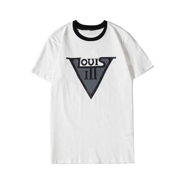

20ss mens designer t shirts with letters france brand street tshirt summer short sleeved men tee shirts solid colors s-xxl, White;black