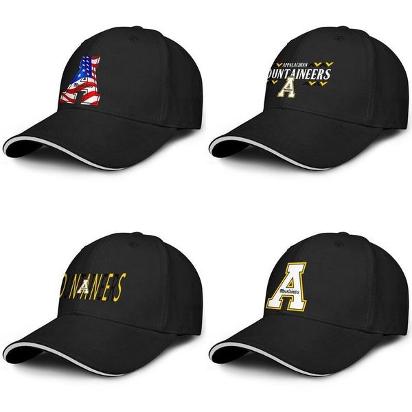 

appalachian state mountaineers football wordmark logo black for men and women baseball cap design fitted custom design your own vintage, Blue;gray
