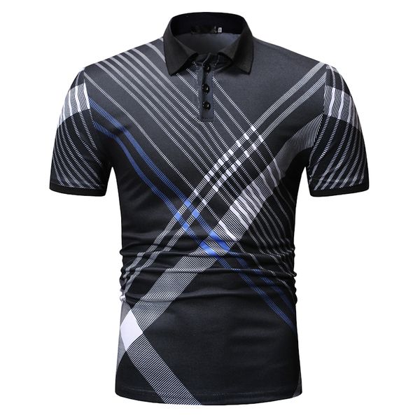 

shirt men new arrival 2020 summer men's casual slim fitleisure fashion short sleeve shirt, White;black