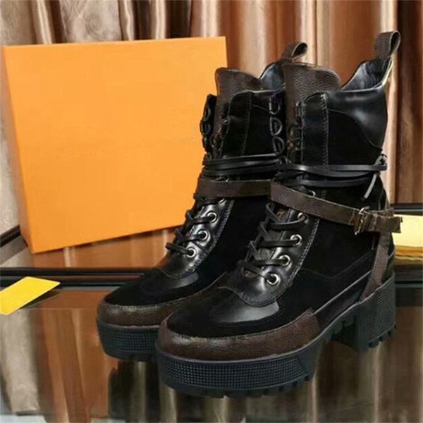 

laureate platform desert boot designer boots boot booties sneakers leather laureate platform 1a43lp 1a43r7 with dust bag 5cm heel l14s1, Black
