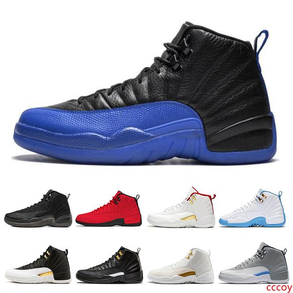 

2020 новый 12 12s mens basketball обувь утепленных gym red колледжа вмс cny быки мужчин спорт кроссовки размер 7-13