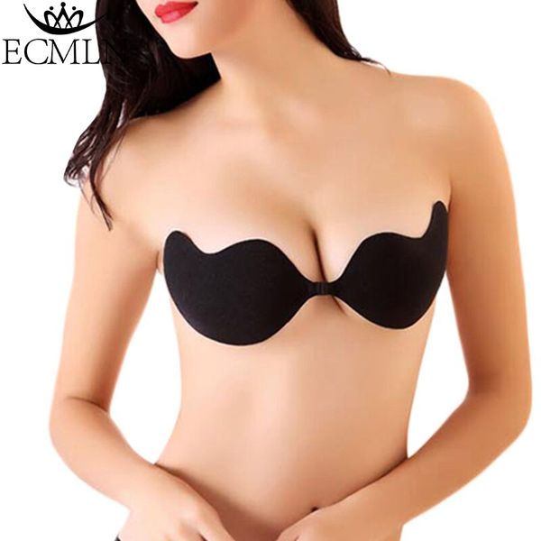 

Fly Bra Strapless Silicone Push Up Invisible Bra Self Adhesive Backless Bralette Lift Bralette Plus Size Seamless Bras