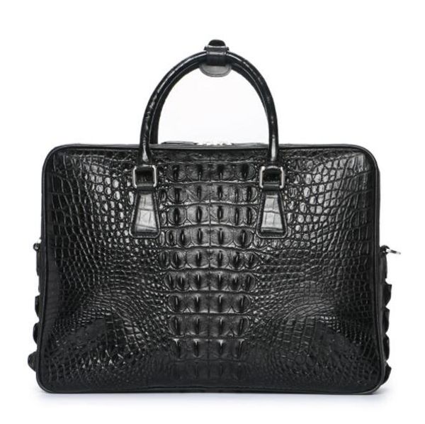 

yilunxi business elite male briefcase noble high-end men bags male handbag classic crocodile pattern briefcase