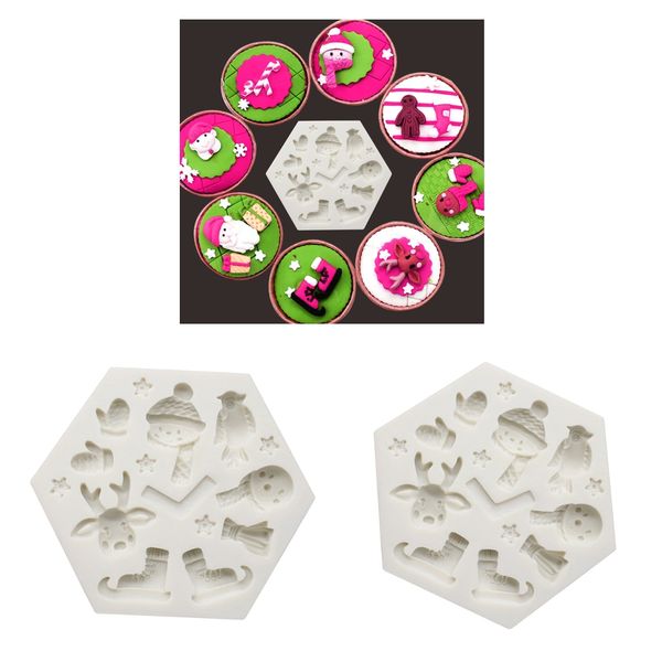 

bakeware set christmas cake pan santa christmas jingle bells socks molds