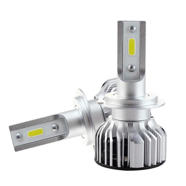 

x8 h7 6500k led fog light front lamp universal super bright led headlight replacement car accessories