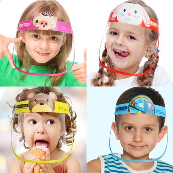 

10 шт dhl kids sun hat дети ясно анти-туман пылезащитный защитный козырек анфас шляпа покрытие маска щит защита глаз fy8096