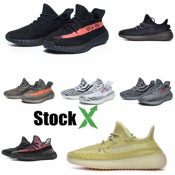 

shoes wave runner kanye west running shoes boy girl trainer sneaker sport shoe athletic shoes with box #qa306