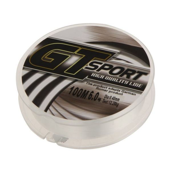 

1pc strong monofilament nylon fishing line transparent 100m 0.40mm 27.1lb #8