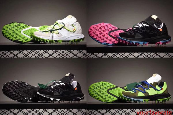 

2019 new mens zoom terra kiger 5 trainers sneakers luxury fashion designer black breathe green pink white running shoes