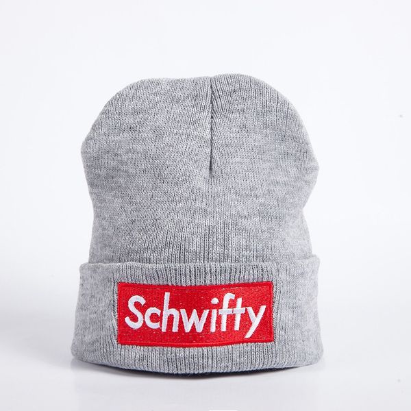 

wzcx embroidery letter korean version beanie hat crimping keep warm hip hop autumn winter cap knitted hat