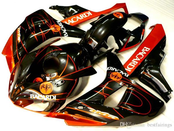 

fairings for honda cbr1000rr 2006 2007 red black injection molding fairing kit cbr 1000 rr 06 07 qe34