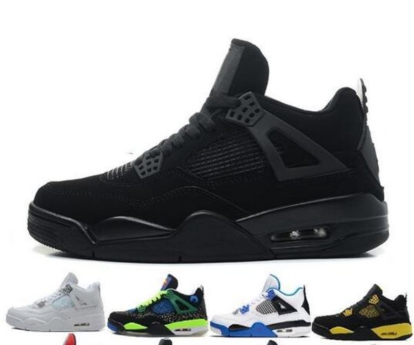 

высокое качество 4 4s белого цемент чистой обувь деньги баскетбол mens женщина бред размер royalty игра royal sports sneaker 36-47