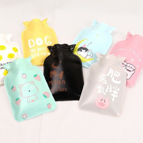 

симпатичный мультфильм рука подогреватели горячей бутылки мини-бутылки горячей воды портативный обогреватель девушка карман гидратация пачка