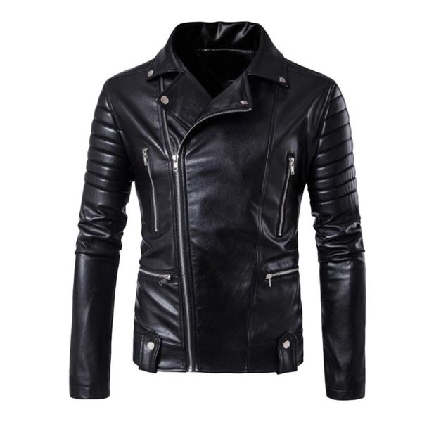 

men's jackets mens motorcycle men winter leather jacket biker zipper long sleeve coat blouses man wind plus size, Black;brown