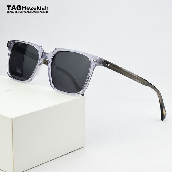 

2020 fashion polarized sunglasses men square vintage sunglasses mens driving driver retro sun glasses women ov5407, White;black