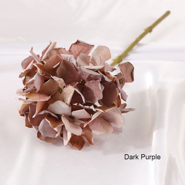 

5pcs/lot simulation single branch small hydrangea silk flowers classical hydrangea autumn decoration wedding home decoration fake flowers