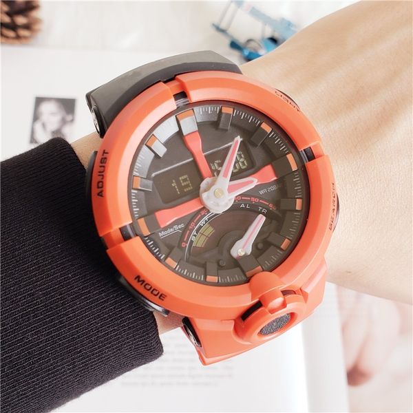 

popular GA500 men's sports relogio watches chronograph wristwatch military digital A1 watch with original box Free Shipping