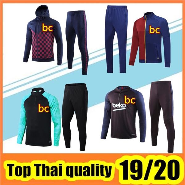 

2019/20 tracksuit soccer jacket 19 20 chaqueta de fÃºtbol football jacket suit, Black
