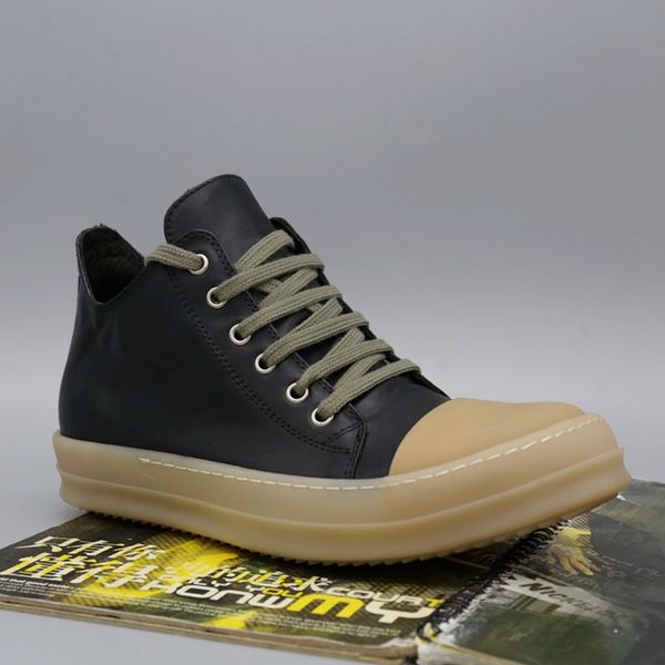 

18s высокое качество прозрачный тпу желтый фон сапоги заводской магазин с толстым дном весной и летом любители отлива кружева обувь, Black