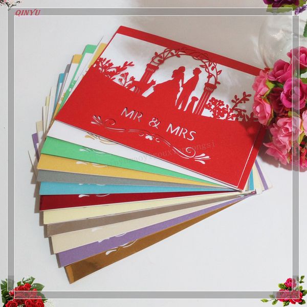 

10/30pcs wedding invitations cards vintage wedding bridal gift greeting card decorations party supplies decor 12x18cm 6z