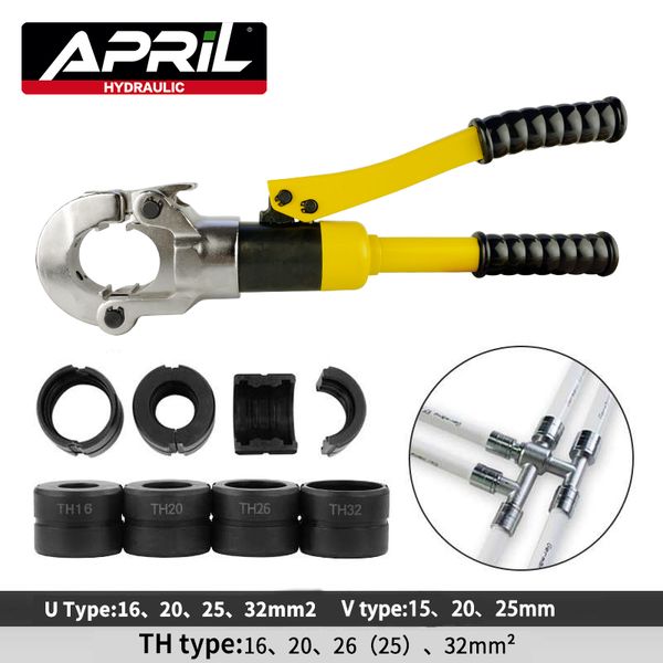 

russian warehouse hydraulic pex pipe crimping tools for pex,stainless steel and copper pipe with th,u,v,m,vau jaws