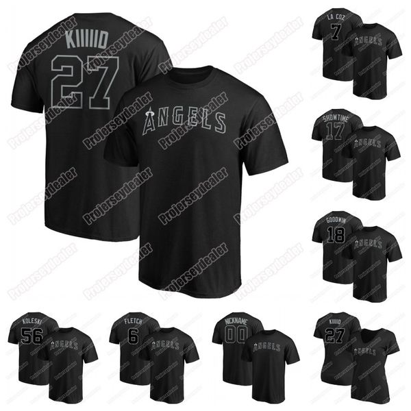 

27 Mike Trout Kiiiiid 2019 Players Weekend Angels T-shirt Shohei Ohtani Showtime David Fletcher FLETCH Albert Pujols La Máquina Jersey