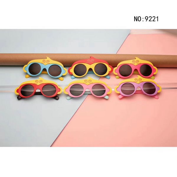 

kids cartoon sunglasses colorful animal sunglass kids aviator sunglasses gafas de sol margarita para ninos tdnhl, Blue