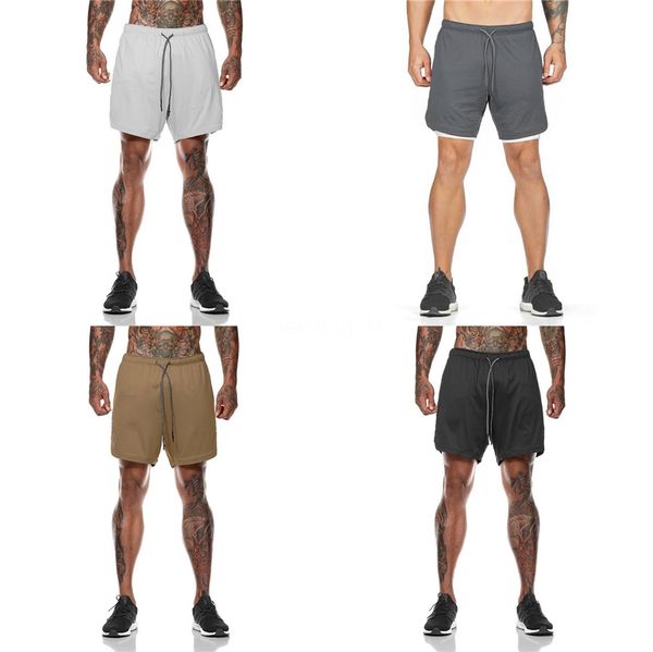 

sport joggers short pants quick drying mens beach shorts fitness running men sports shorts training gym #161, White;black