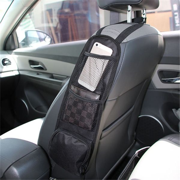 

car seat organizer auto seat side storage hanging bag multi-pocket drink holder mesh pocket car styling organizer phone holder
