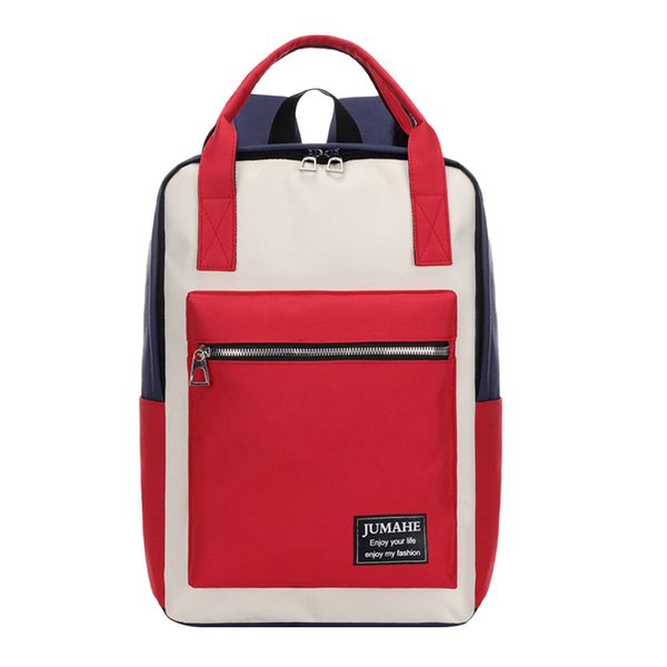 

school bags large capacity solid color waterproof nylon casual backpack school bag for teenage girls book mochilas feminina