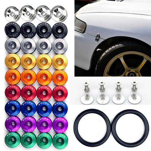 

car front rear bumper hatch fixing buckle nuts bolts auto replacement parts reinforced surrounding pad detachable screws