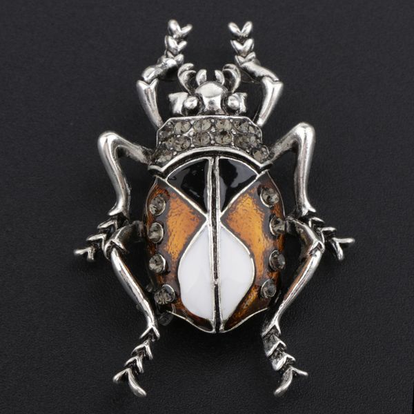 

stylish insect design brooch animal bug brooch pins for bags jacket hats clothing decor jewelry, Gray