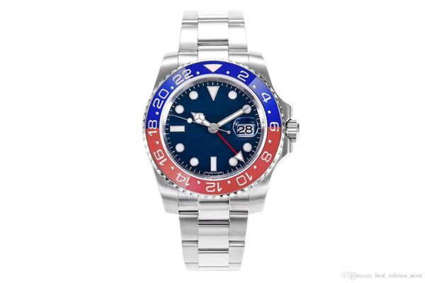 

2019 dj factory late t men 039 red and blue ceramic ring gmt with 904 tainle teel a ian 2836 movement luxury men 039 watch port